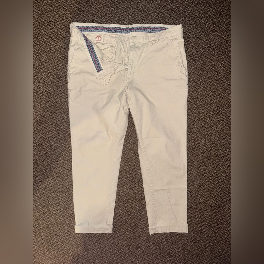Brooks Brothers Red Fleece Linen Pants